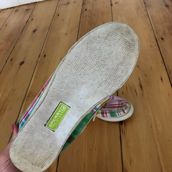 Pastel Plaid Sperrys - Picture 3 of 4